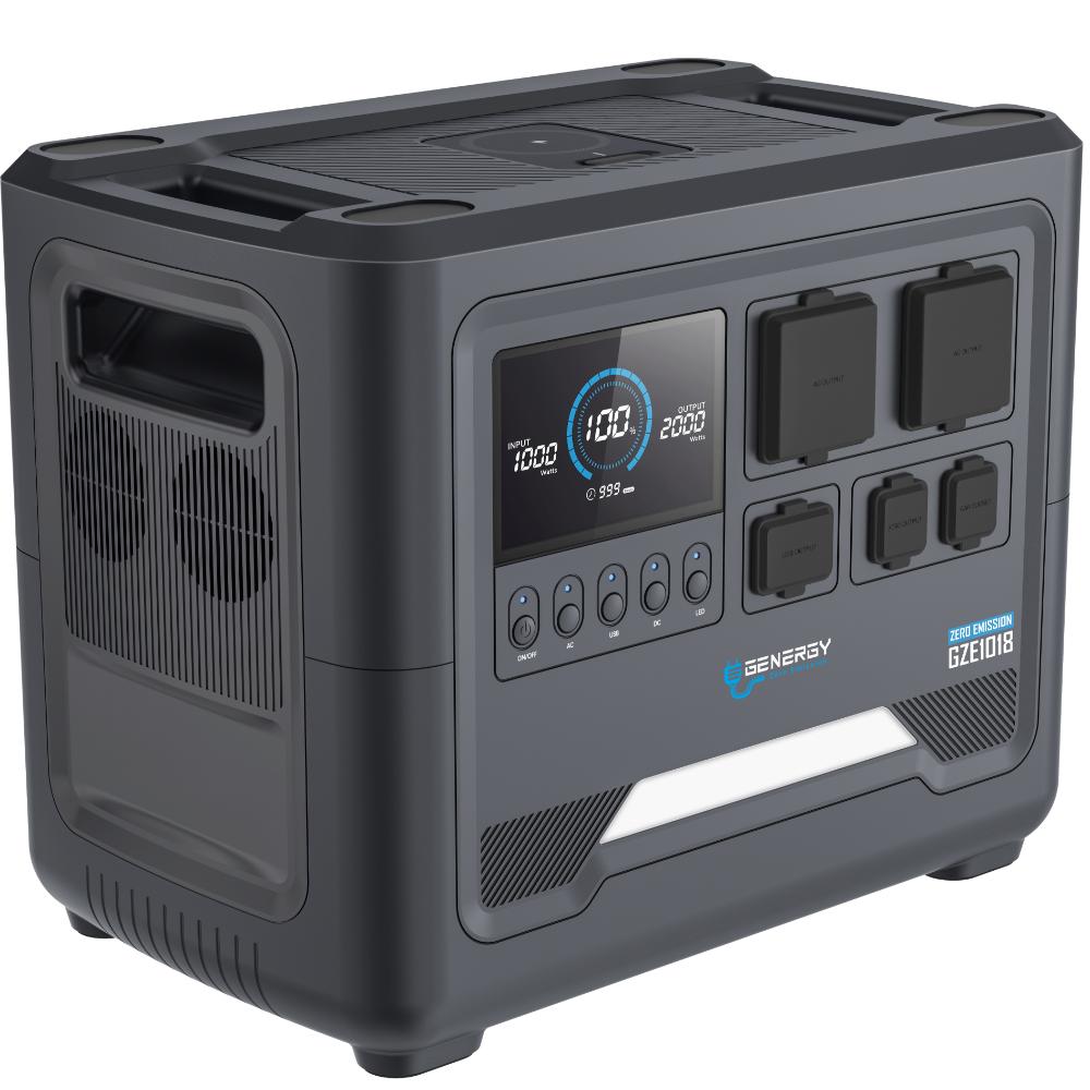 GENERGY GZE-1018 Powerstation 1800 Watt und 1024 Wh ideal für PV-Anlagen