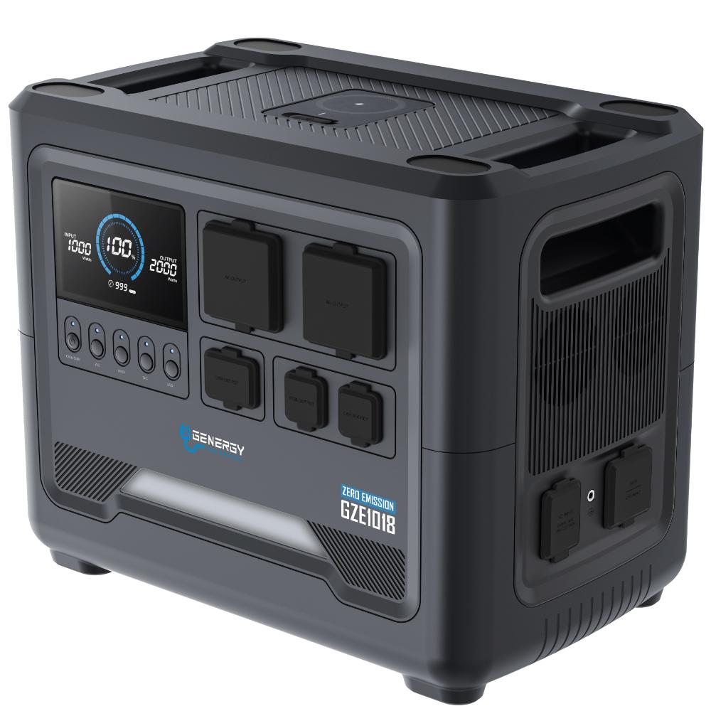 GENERGY GZE-1018 Powerstation 1800 Watt und 1024 Wh ideal für PV-Anlagen
