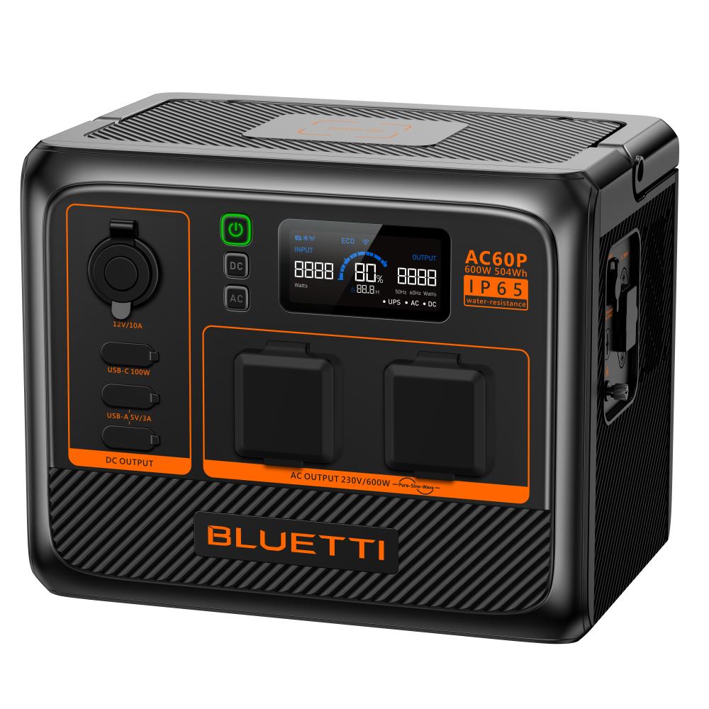Bluetti Tragbare Powerstation 504Wh AC60P