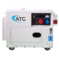 7,5 kVA ATG Multifuel 8TPA Stromerzeuger - Diesel, Heizöl, Pflanzenöl & Altspeiseöl mit ATS ATG