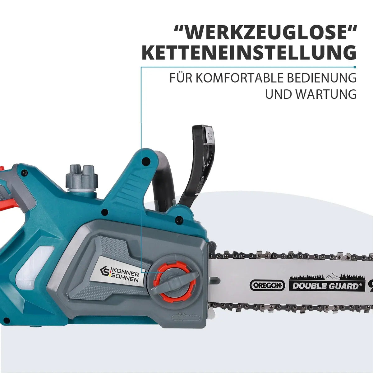 Akku Kettensäge 30cm Schwertlänge KS CS20V-12 Könner & Söhnen