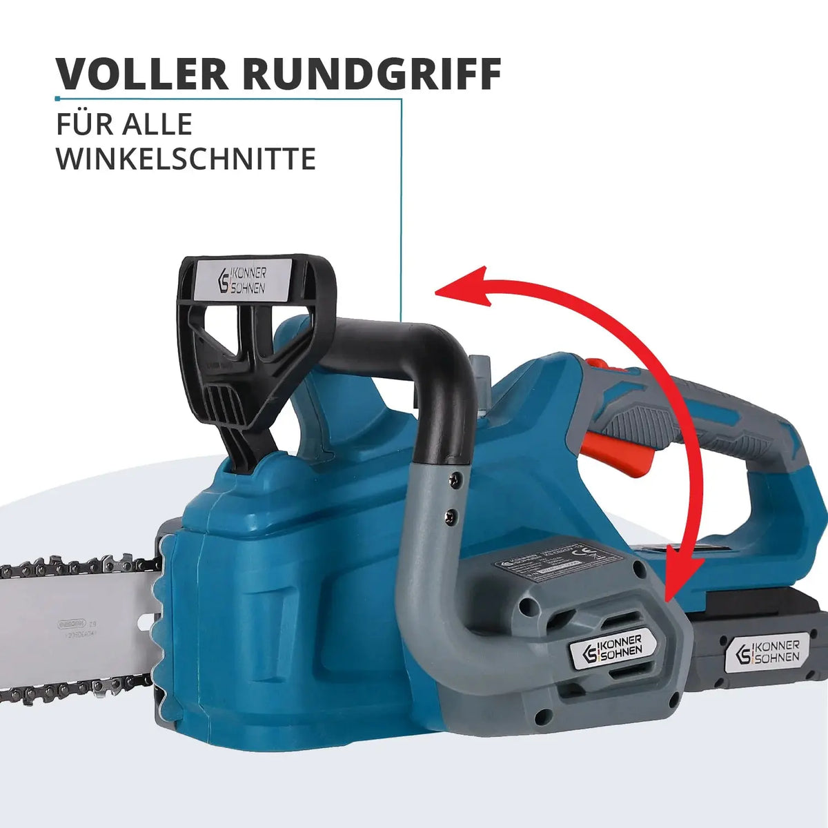 Akku Kettensäge 30cm Schwertlänge KS CS20V-12 Könner & Söhnen