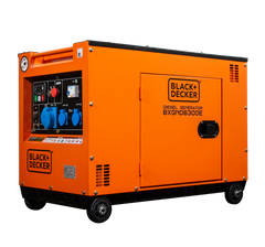 6500 Watt Black + Decker BXGND6300E Diesel AVR Stromerzeuger