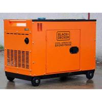 8000 Watt Black + Decker BXGND7900E Diesel Full Power 230 & 400 V AVR Stromerzeuger Black + Decker
