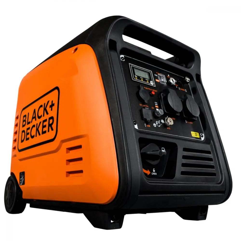 3900 Watt Black + Decker BXGNI4000E Benzin Inverter Stromaggregat Black + Decker