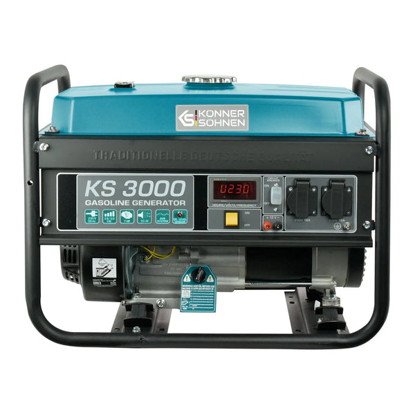 Benzin AVR Stromerzeuger 3000 Watt Könner & Söhnen KS 3000 Könner & Söhnen