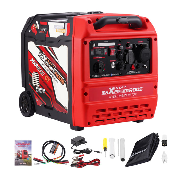 5500W Benzin Inverter Stromerzeuger mit App Steuerung maXpeedingrods MXR 6000GT – EU maXpeedingrods