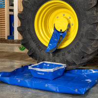 DERBLAUE® Profi-Wanne – Die faltbare Auffangwanne für jeden Handwerker DERBLAUE®