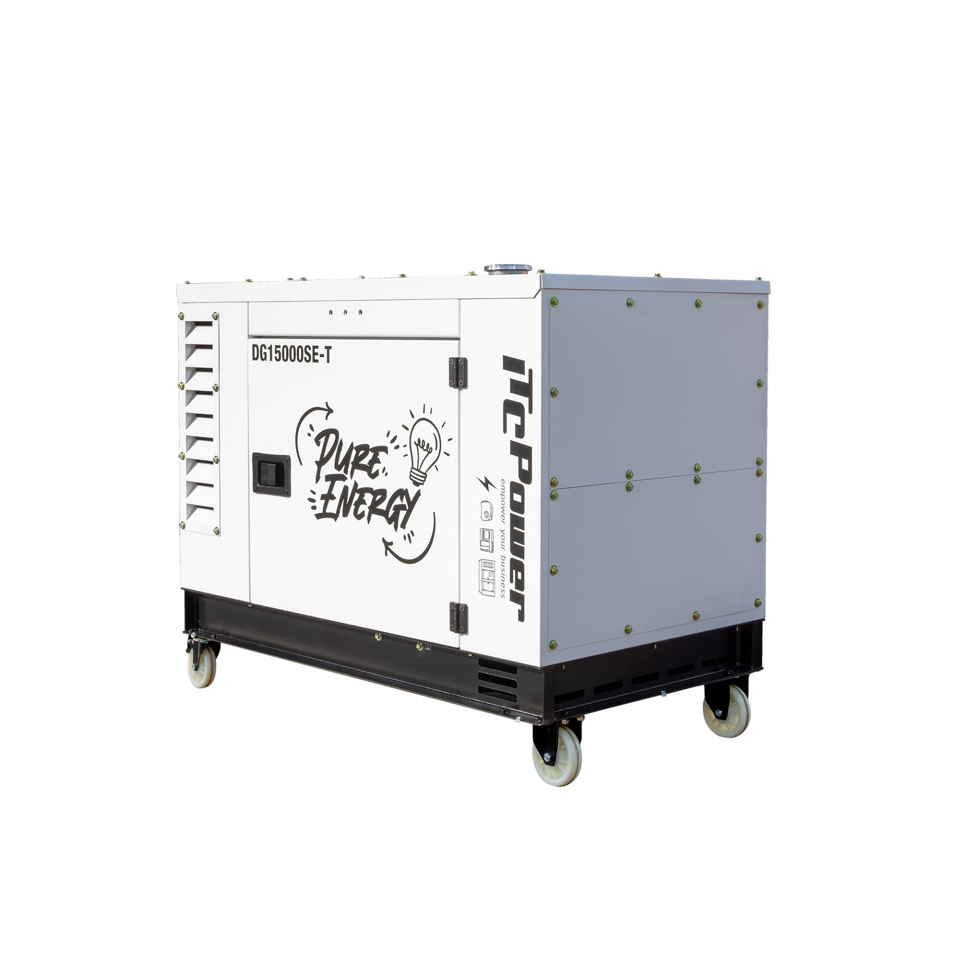 Diesel Stromaggregat 15 kVA / 12 kW 230V & 400V DG15000SE-T ITC