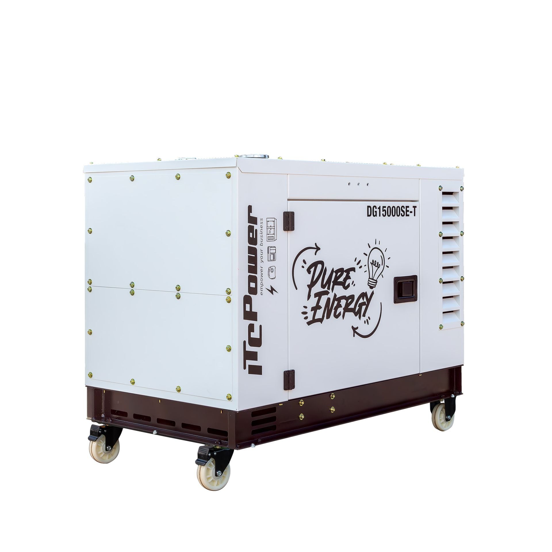 Diesel Stromaggregat 15 kVA / 12 kW 230V & 400V DG15000SE-T ITC