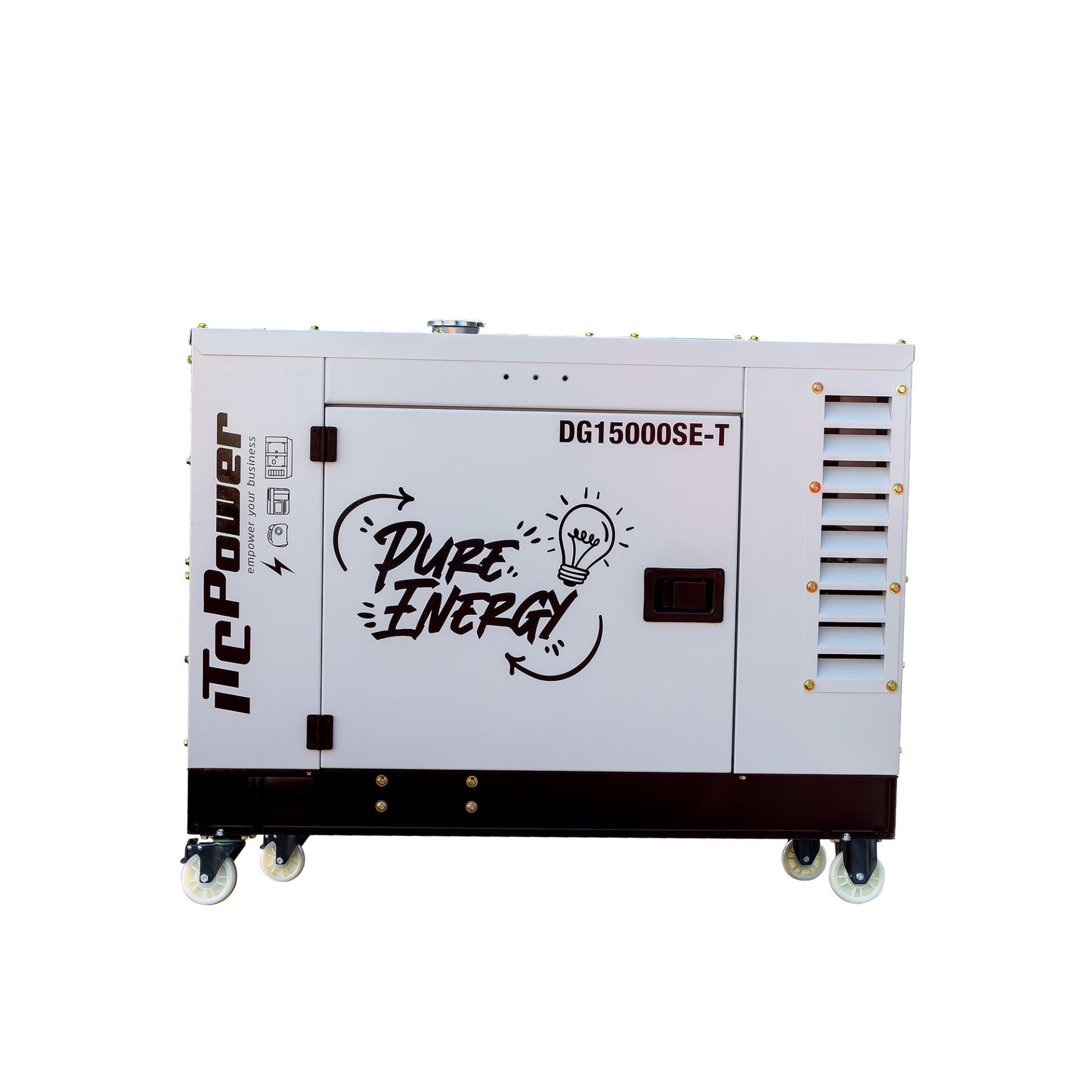 Diesel Stromaggregat 15 kVA / 12 kW 230V & 400V DG15000SE-T ITC