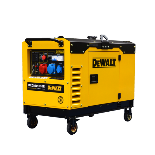 DeWalt Diesel Stromaggregat DXGND1003E – 7,6 kW (230 V) &  10,6 kVA (400 V) DeWalt