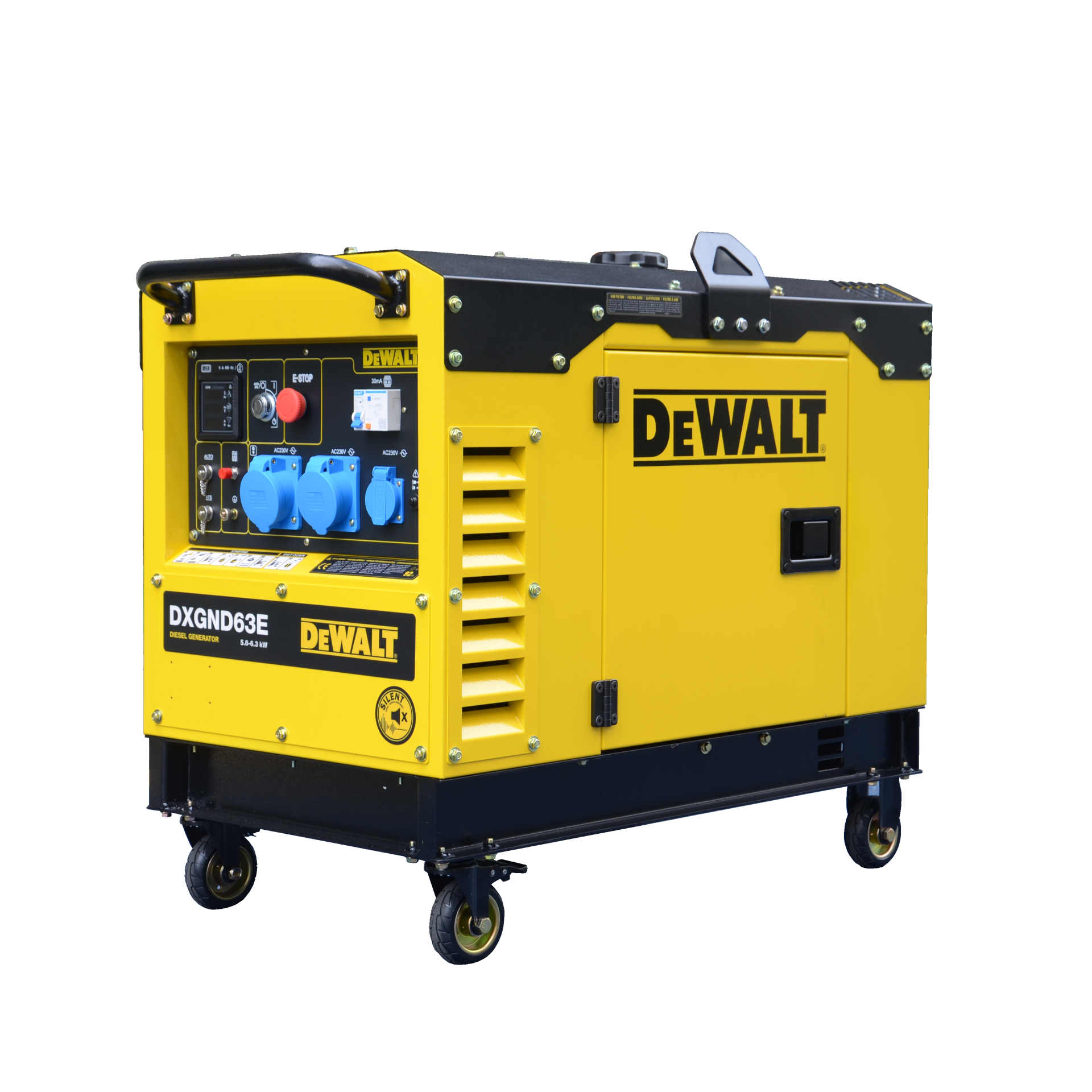 DeWalt Diesel Stromerzeuger 6,3 kW Diesel DXGND63E DeWalt