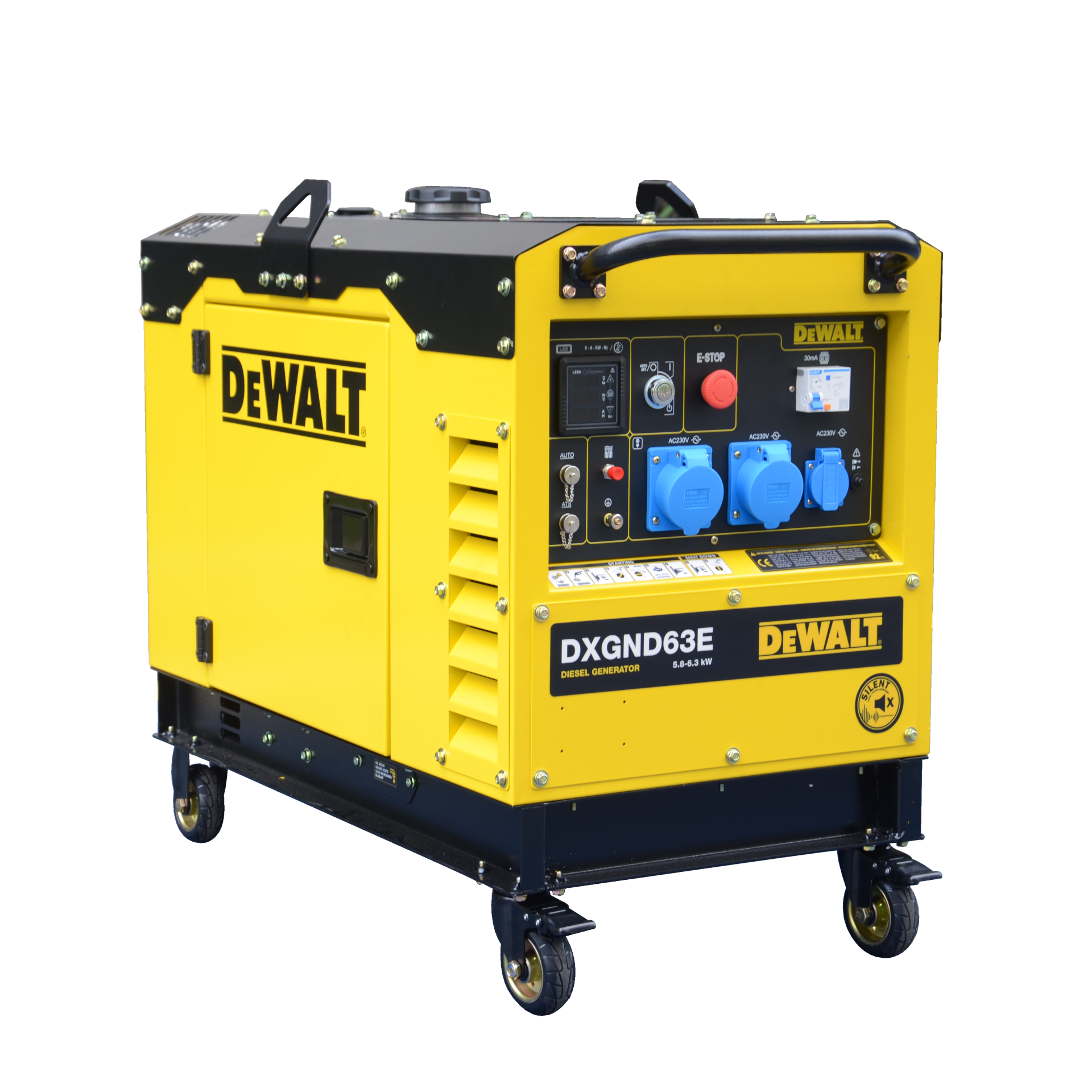 DeWalt Diesel Stromerzeuger 6,3 kW Diesel DXGND63E DeWalt
