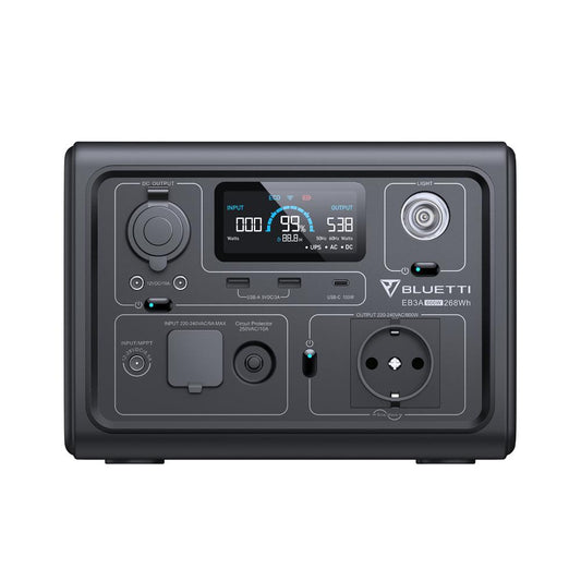 Bluetti Tragbare Powerstation 268Wh EB3A