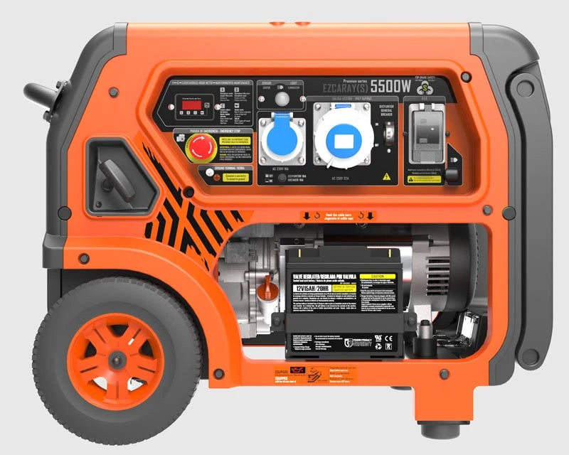 Benzin Stromerzeuger SVR 5500 Watt mit E-Start Genergy Ezcaray-S IP67