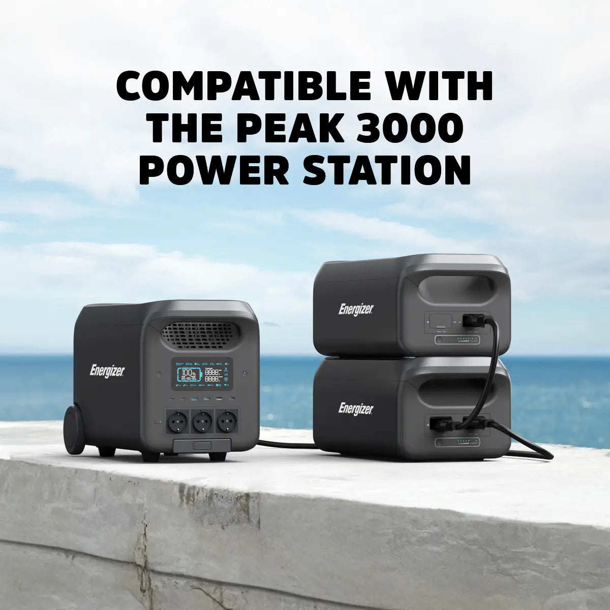 Energizer Peak 2500 Erweiterungsbatterie - 2560wh LIFEPO₄ Energizer