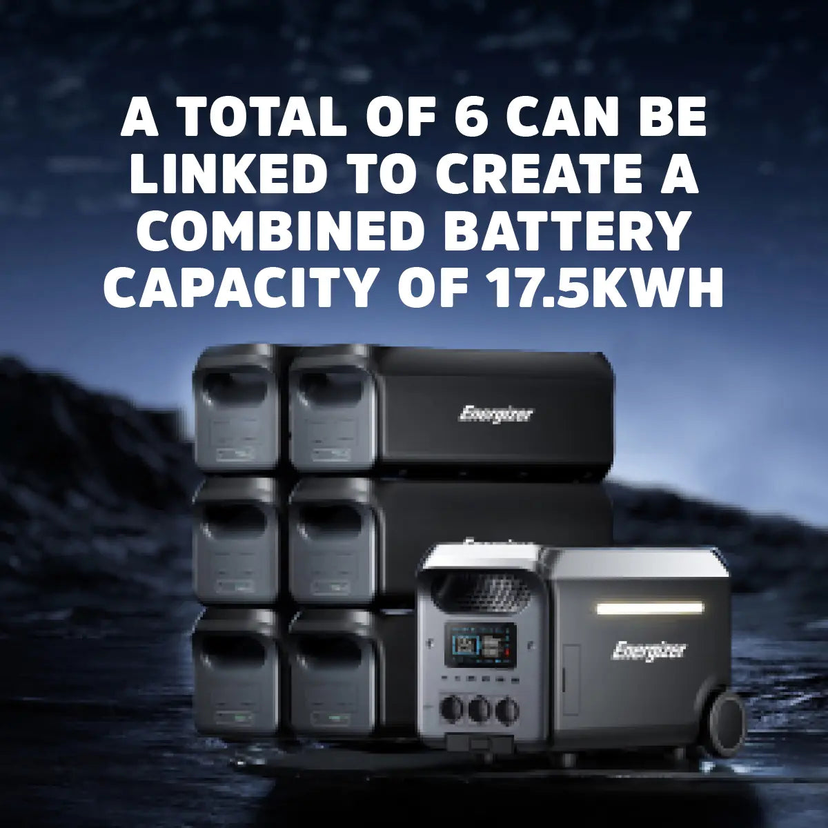 Energizer Peak 2500 Erweiterungsbatterie - 2560wh LIFEPO₄ Energizer