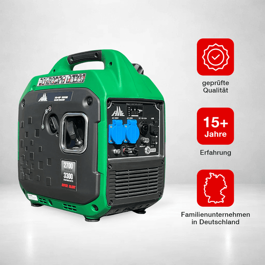 3300W Benzin Inverter Stromaggregat mit E-Start nur 21,4 kg FME XG-SF 3300E FME