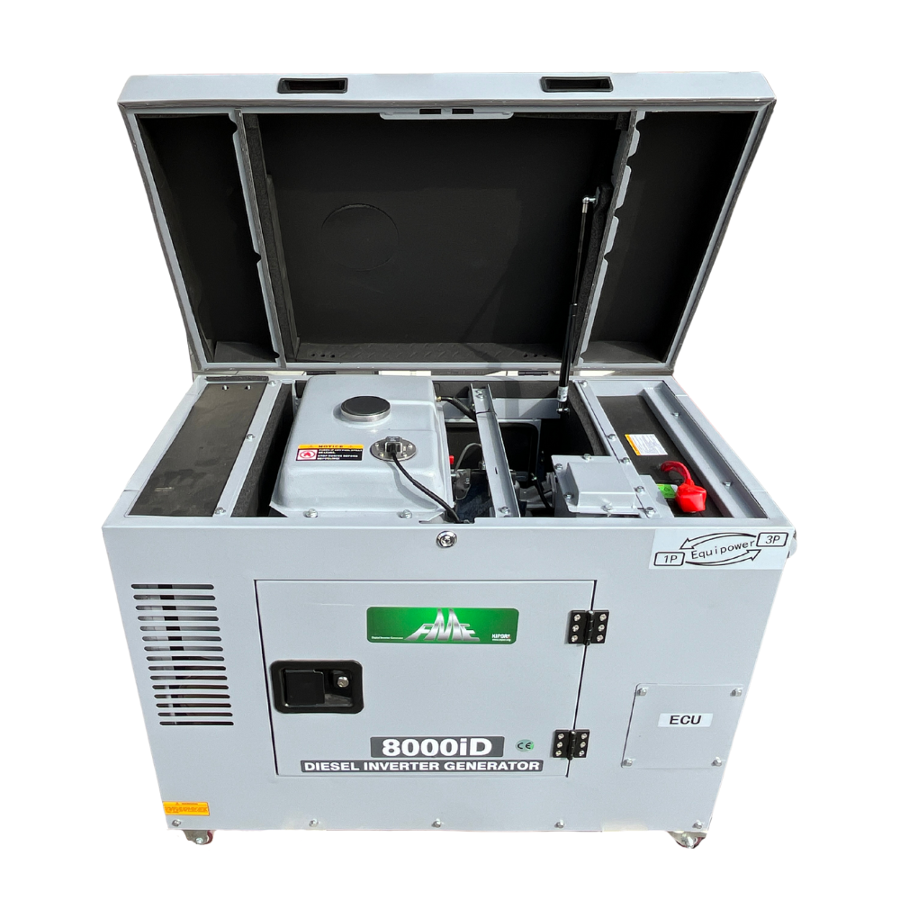 FME 8000iD 230V & 400V - 8000 Watt Diesel Inverter Generator mit integriertem ATS-Eingang FME