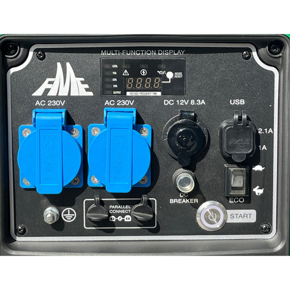3300W Benzin Inverter Stromaggregat mit E-Start nur 21,4 kg FME XG-SF 3300E FME