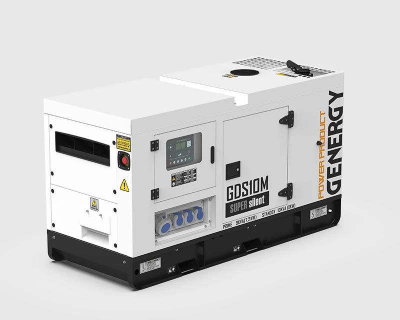 10kVA Netzersatzanalage Diesel 230V - IP23 Silent Genergy GDS10M Genergy