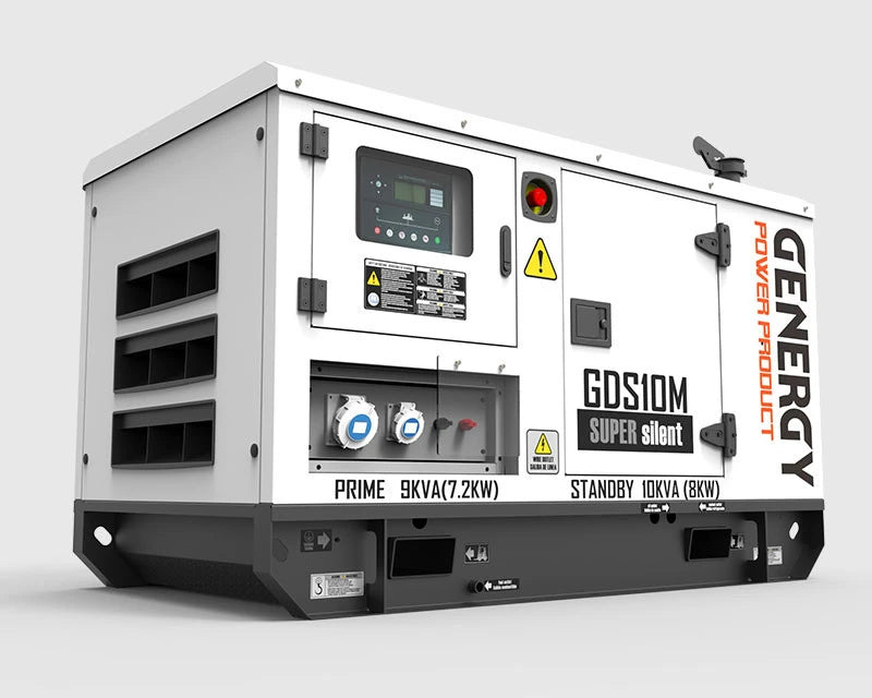 10kVA Netzersatzanalage Diesel 230V - IP23 Silent Genergy GDS10M Genergy