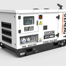10kVA Netzersatzanalage Diesel 230V - IP23 Silent Genergy GDS10M Genergy