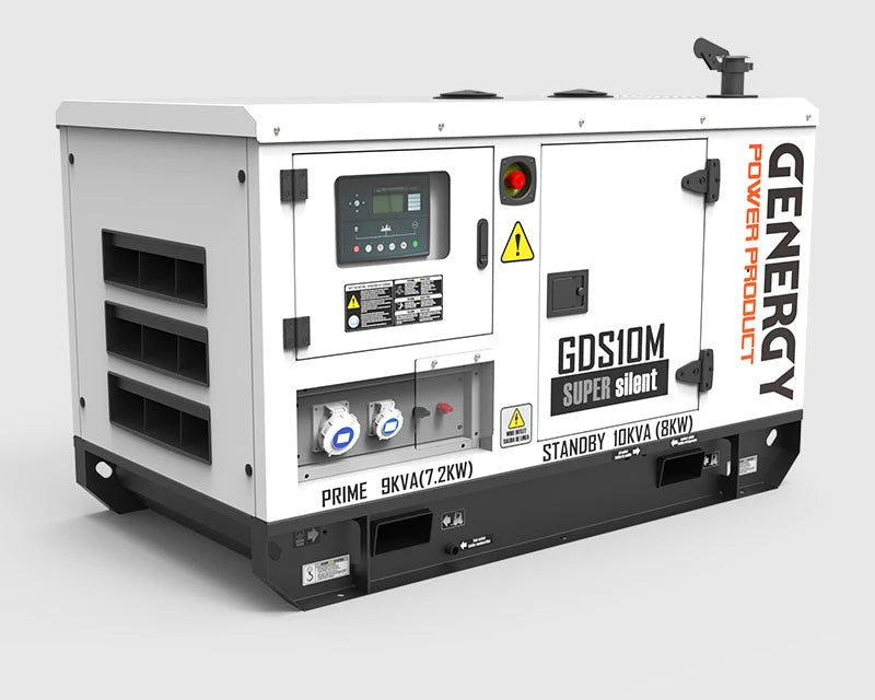 10kVA Netzersatzanalage Diesel 230V - IP23 Silent Genergy GDS10M Genergy