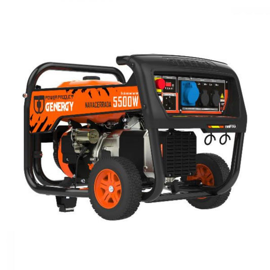 GENERGY Navacerrada Benzin Stromerzeuger  – 5500W 230V mit E-Start
