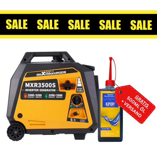 3500 Watt DualFuel Inverter Stromerzeuger maXpeedingrods MXR 3500S