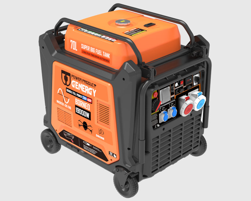 Stromerzeuger Benzin-Inverter Genergy BORNEO RC/SOL/ATS/DRON 19000W – Drohnengenerator