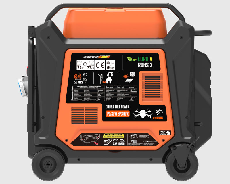 Stromerzeuger Benzin-Inverter Genergy BORNEO RC/SOL/ATS/DRON 19000W – Drohnengenerator