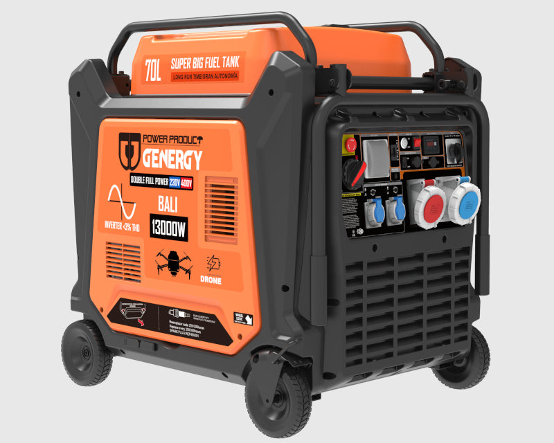 Stromerzeuger Benzin-Inverter Genergy BALI RC/SOL/ATS/DRON 13000W – Drohnengenerator