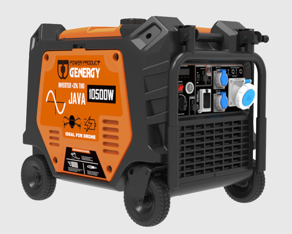 Stromerzeuger Benzin-Inverter Genergy JAVA RC/SOL/ATS/DRON 10500W – Drohnengenerator Genergy