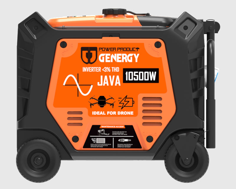 Stromerzeuger Benzin-Inverter Genergy JAVA RC/SOL/ATS/DRON 10500W – Drohnengenerator Genergy