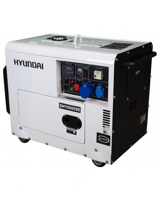 HYUNDAI 5300W DIESEL STROMERZEUGER DHY6000SE D