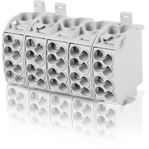 Hauptleitungs-Abzweigklemme 25 mm² 5-polig grau f-Tronic