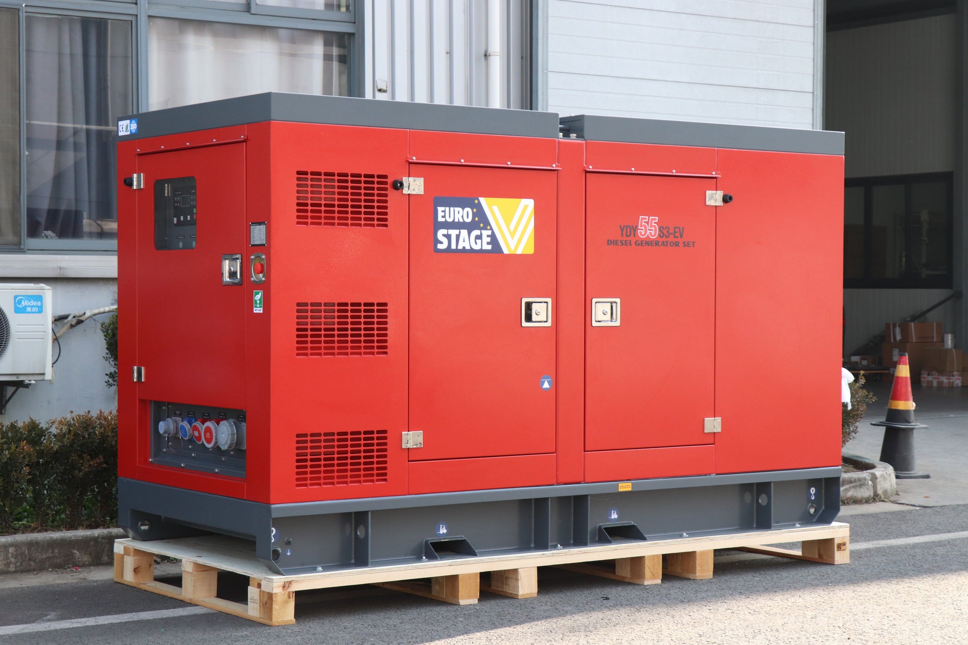 FME Stromerzeuger 50 kVA Diesel Stage V – BOS, Feuerwehr, THW, DIN 14684 FME