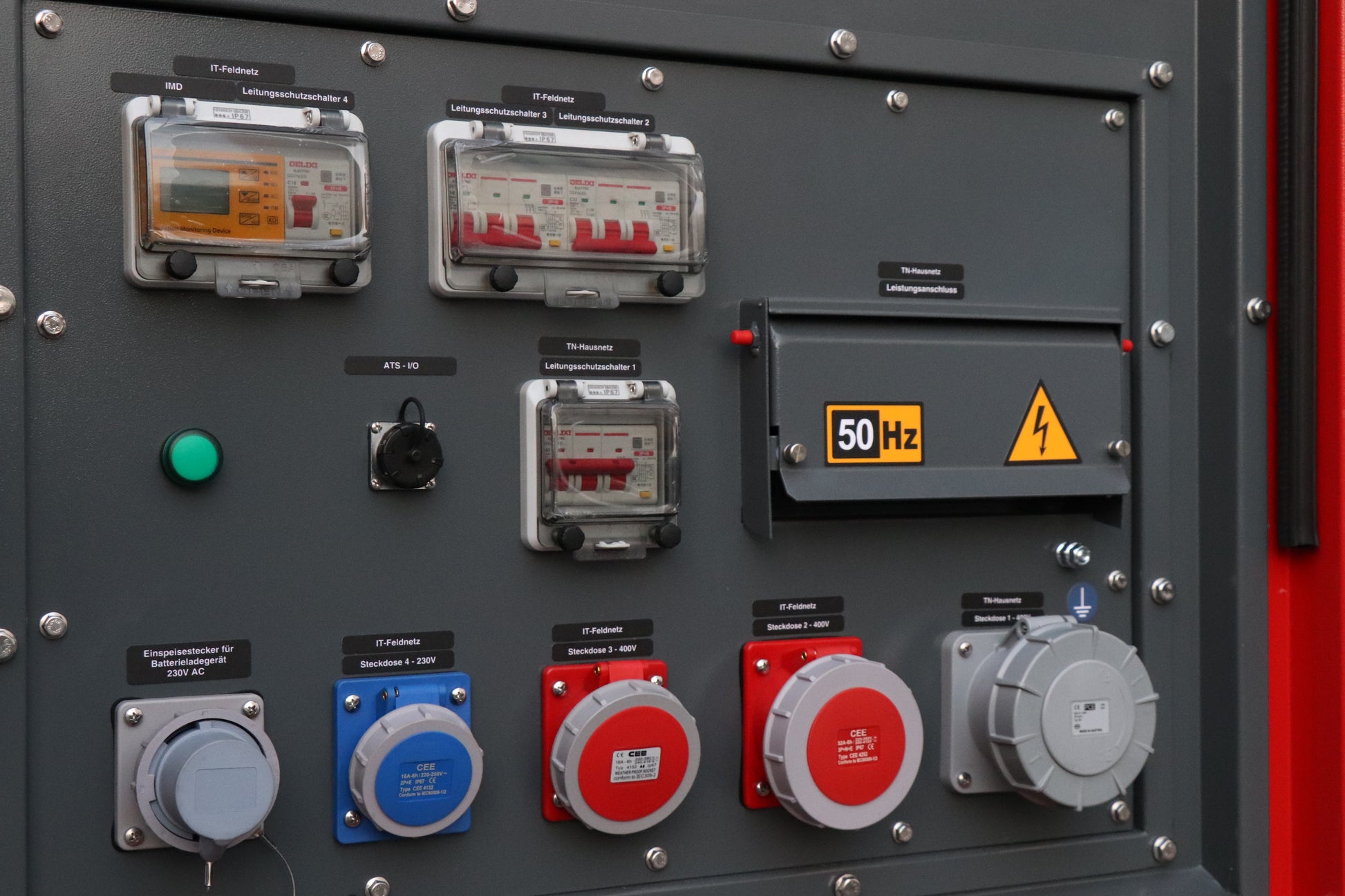 FME Stromerzeuger 50 kVA Diesel Stage V – BOS, Feuerwehr, THW, DIN 14684 FME