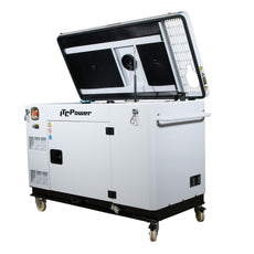 Diesel Stromaggregat Wassergekühlt 12,5 kVA / 10 kW 230V & 400V  DG12000SE-T ITC