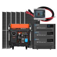 Solarset Inselanlage 4000 Watt / 10240Wh Speicher GENERGY Inselanlage SIRIUS-C mit 7,5kW Backup Stromerzeuger Genergy