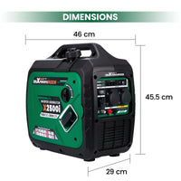 Inverter Benzin Stromerzeuger 2000 Watt maxpeedingrods X2500I maXpeedingrods