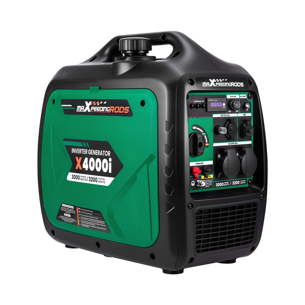 Inverter Benzin Stromerzeuger 3200 Watt maxpeedingrods X4000I-EU maXpeedingrods
