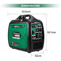 Inverter Benzin Stromerzeuger 3200 Watt maxpeedingrods X4000I-EU maXpeedingrods