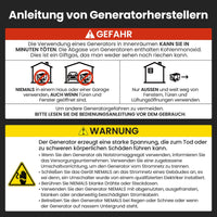 Inverter Benzin Stromerzeuger 3200 Watt maxpeedingrods X4000I-EU maXpeedingrods