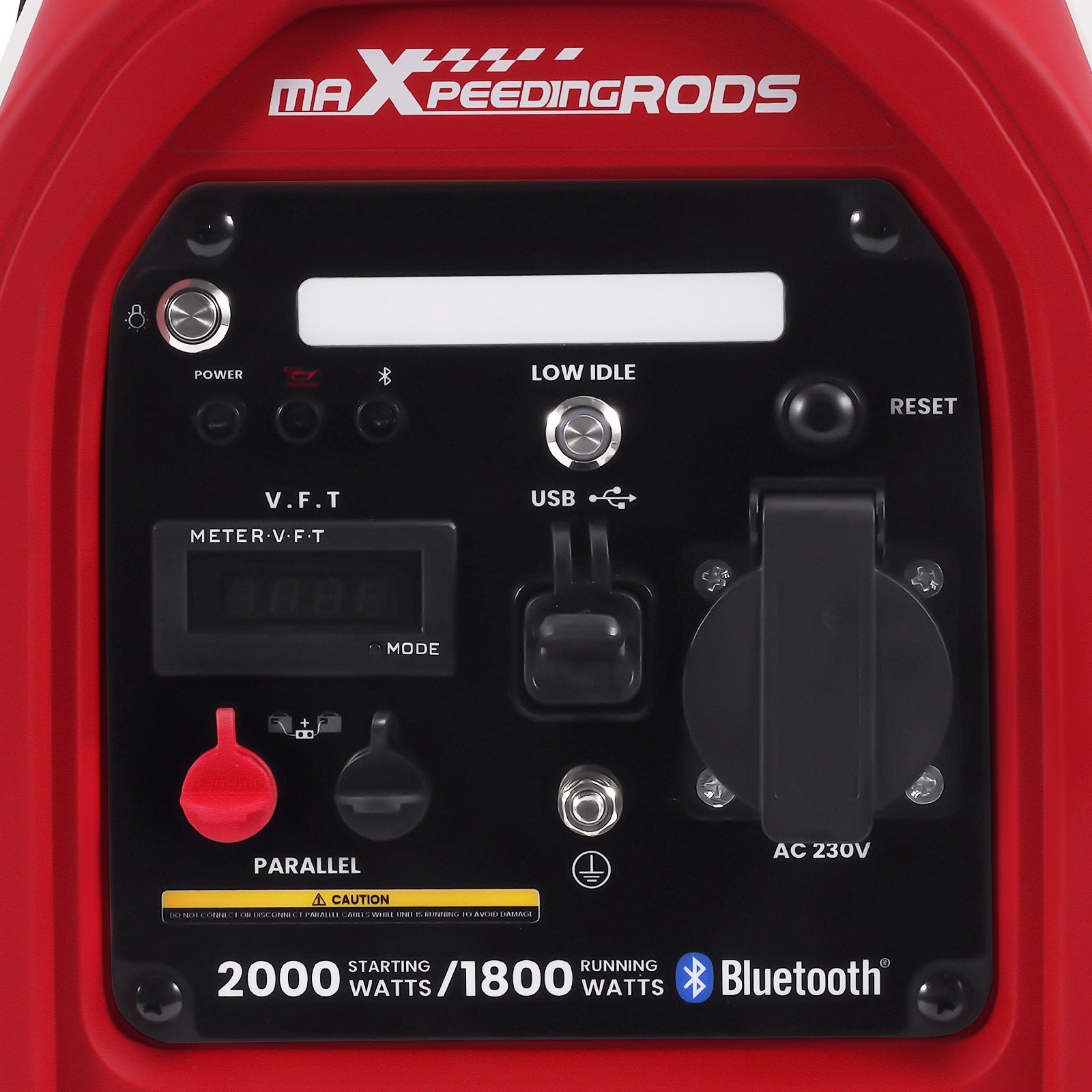 2000W Benzin Inverter Stromerzeuger mit App Steuerung maXpeedingrods MXR 2400GT – EU maXpeedingrods