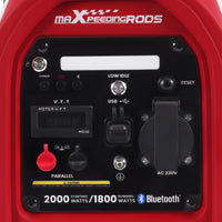 2000W Benzin Inverter Stromerzeuger mit App Steuerung maXpeedingrods MXR 2400GT – EU maXpeedingrods