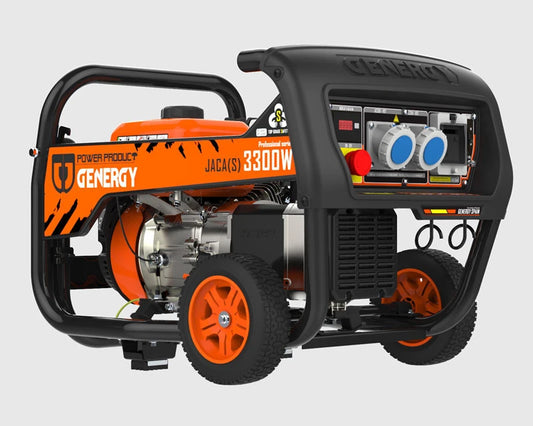 Stromerzeuger 3300W Benzin SVR mit E-Start Genergy Jaca-S IP67
