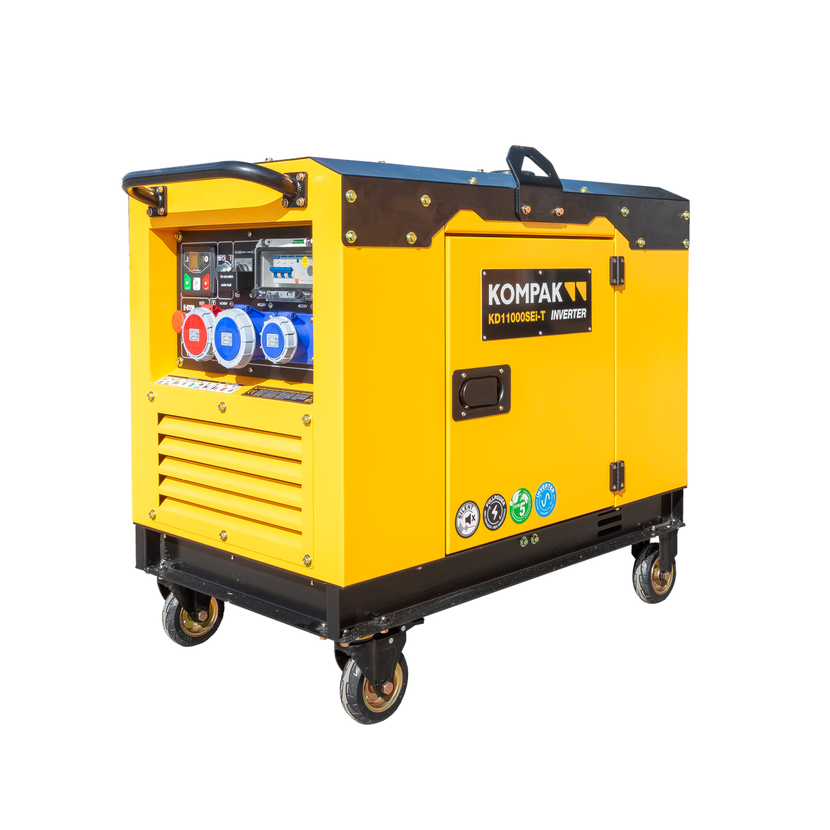 KOMPAK 10,6 kVA Diesel-Inverter Stromerzeuger KD11000SEi-T Stromaggregat Kompak
